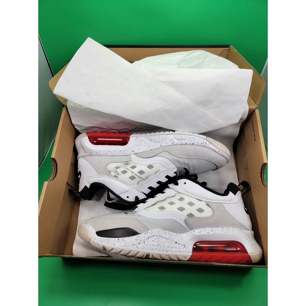 Nike White and Red Athletic Shoes